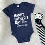 Personalised Happy Father's Day Love… Babygrow, thumbnail 3 of 8