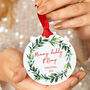 First Christmas As Mr And Mrs Personalised Decoration, thumbnail 2 of 3