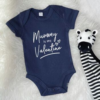 Mummy Is My Valentine Babygrow, 6 of 10