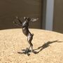 Miniature Bronze Hare Boxing Sculpture 8th Anniversary, thumbnail 5 of 11