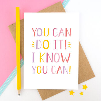 You Can Do It Card, 3 of 7