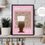 Irish Coffee Print Three Colour Options, thumbnail 1 of 6