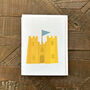 Mini Sandcastle Greetings Card, thumbnail 2 of 5
