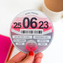 Personalised Tax Disc Glass Anniversary Gift, thumbnail 1 of 5