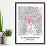 Amsterdam Marathon Print, Finishers Gift, thumbnail 1 of 3