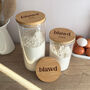 Flour Glass Storage Jars, thumbnail 1 of 2
