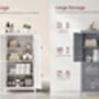 Bathroom Cabinet Freestanding Kitchen Storage Unit, thumbnail 5 of 9