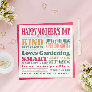 Kind Words Mother's Day Card, 3 of 3