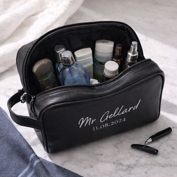Personalised Mrs Bride Wedding Makeup Cosmetic Bag, 3 of 4