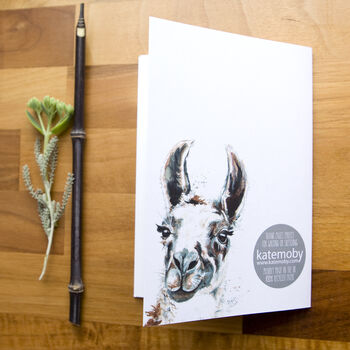Inky Llama 100% Recycled Notebook With Blank Pages, 5 of 7