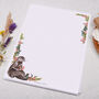 A4 Letter Writing Paper With Otter And Flowers, thumbnail 3 of 4