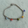 Millefiori Charm Bracelet, thumbnail 4 of 8