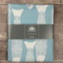 'Ocean Shoal' Grey Blue Pure Cotton Tea Towel, thumbnail 2 of 9