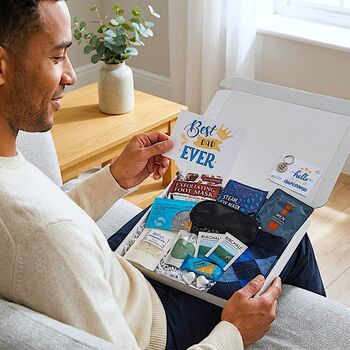 Best Dad Ever Spa Pamper Hamper – Father’s Day Gift Box, 2 of 11