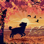 Cockapoo In An Autumn Park. Limited Edition Dog Print, thumbnail 6 of 11