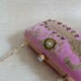 Peacock Pink Clutch Bag, thumbnail 7 of 10