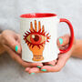 Your Future Is Bright Positivity Slogan Ceramic Mug, thumbnail 2 of 7