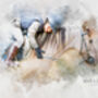 Custome Watercolor Horse Portrait Gift For Horse Owners, thumbnail 5 of 7