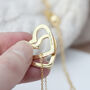 Personalised Entwined Hearts Necklace, thumbnail 8 of 12