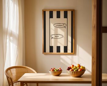 Cuppa? Tea Themed Geordie Art Print, 2 of 6