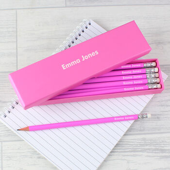 Personalised Gift Boxed Pencils, 2 of 6