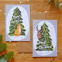 Illustrated Deer Recycled Christmas Card, thumbnail 2 of 2