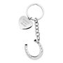 Horse Shoe Charm Always In My Heart Pet Memorial Keyring, thumbnail 3 of 4