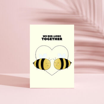 Bee Anniversary Card, 2 of 2