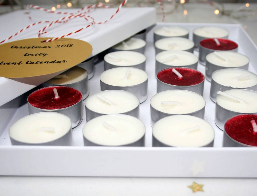 christmas scented candle advent calendar by marigold charms