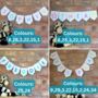 Personalised Name Bunting Embroidered Room Sign, thumbnail 4 of 12