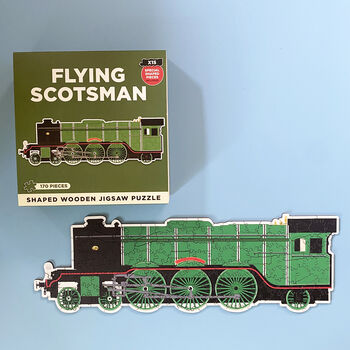 Wooden Flying Scotsman Shaped Train Puzzle, 5 of 6