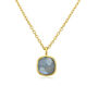 Brooklyn Gemstone And Yellow Gold Plated Necklace, thumbnail 4 of 7