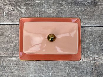 'Butter Me Up' Pink Butter Dish, 4 of 4