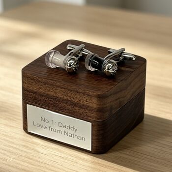 Personalised Salt And Pepper Shaker Cufflinks, 7 of 12