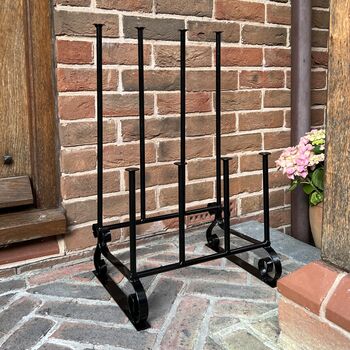 Langton Traditional Boot Rack In Black, 4 of 10