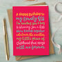 Sister Birthday Card, 'My Lovely Sis', thumbnail 1 of 2