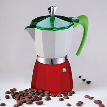 Italian Moka Pot Espresso Maker 'Mokitaly', 3 of 6