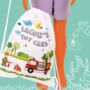 Personalised Fire Truck Children's Playtime Bag, thumbnail 3 of 4