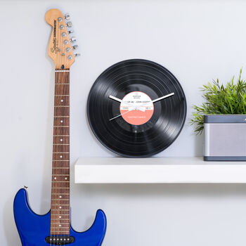 Personalised Limited Edition Vinyl Record Clock, 7 of 9