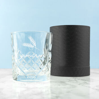Personalised Crystal Icon Whisky Tumbler, 4 of 10