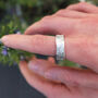 Molten Silver Shimmer Ring, thumbnail 7 of 9