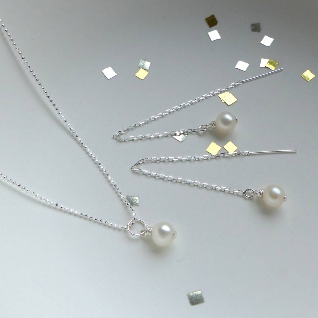 Sterling Silver And Pearl Jewellery Set, 1 of 12