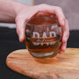 Personalised Dad's Coloured Whisky Glass, thumbnail 1 of 5