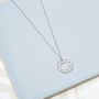 Sterling Silver Small Brilliant Diamond Necklace, thumbnail 1 of 5