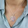 Sterling Silver Chakra Necklace, thumbnail 2 of 6