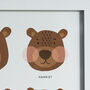 Personalised Bear Family Print, thumbnail 2 of 5