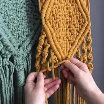 Wall Hanging Modern Macramé Pattern And Video Tutorial, 8 of 9