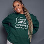 Only Here For The Sprouts Christmas Sweatshirt, thumbnail 5 of 7