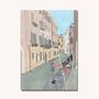 Venice Grand Canal Illustration Print, thumbnail 1 of 4