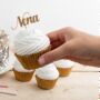 Personalised Acrylic Name Cupcake Topper, thumbnail 1 of 2